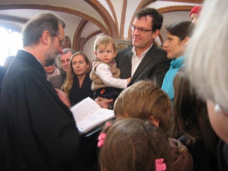 im Taufgottesdienst